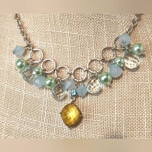Vintage Art Deco Drop Bead Choker w/ Pendant - UNIQUE! (The only way to go)
